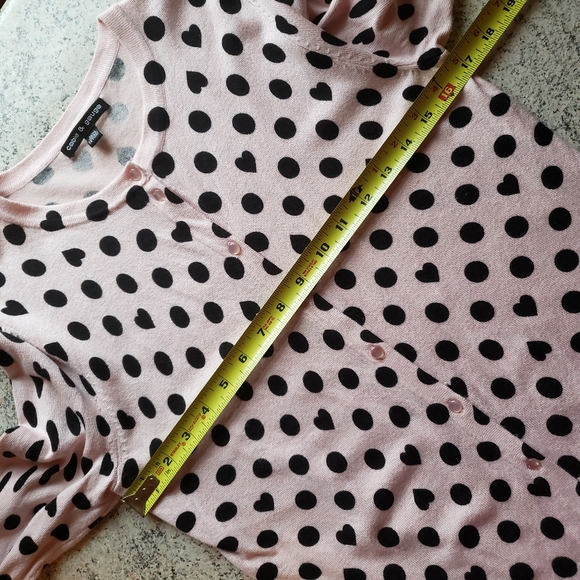 Cable & Gauge Hearts and Polka Dots Sweater - Picture 9 of 11